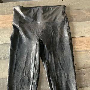 SPANX “leathers” leggings, S